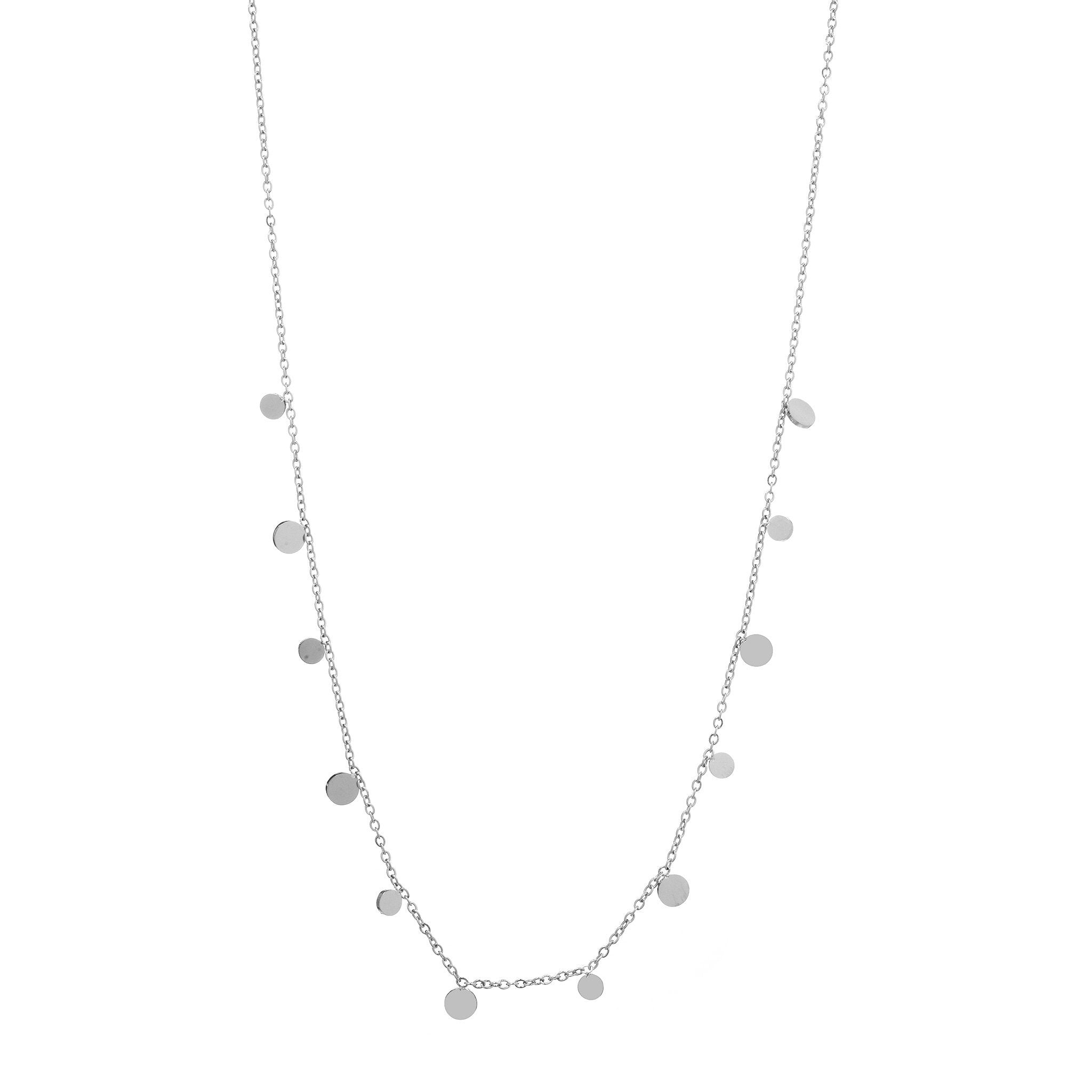 רוני קהאן שרשרת לייקי כסף עיגולים קטנים