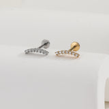 עגיל הליקס פס בלינג