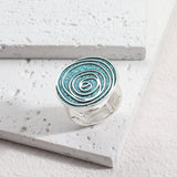 טבעת סוורל טורקיז