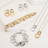 סט שרשרת, צמיד, עגילי וטבעת פרנסין