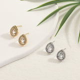 עגילי טיפה דיימון