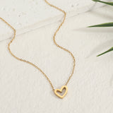 סט שרשרת ועגילי ניו הולו לב