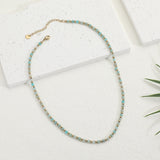 שרשרת סטוני טורקיז גולד