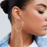 עגילי חישוק ניו ליר L