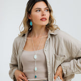 עגילי תאיה טורקיז