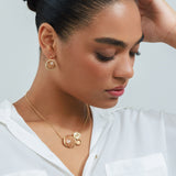 עגילי לוריאל גולד