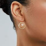 עגילי לוריאל גולד