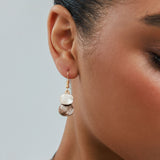 עגילי לונה גולד