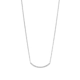 רוני קהאן שרשרת ונסה כסף בשילוב זרקונים