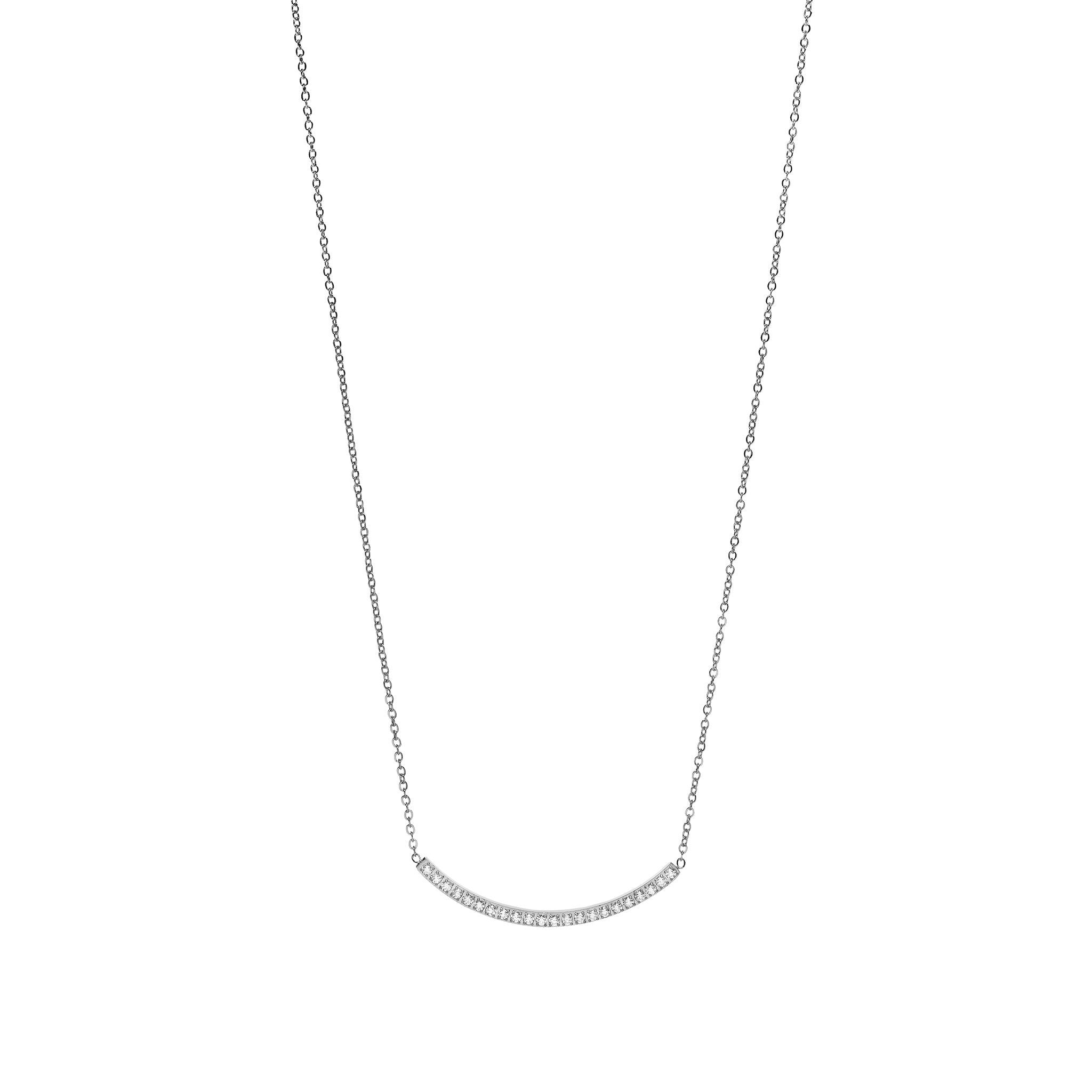 רוני קהאן שרשרת ונסה כסף בשילוב זרקונים