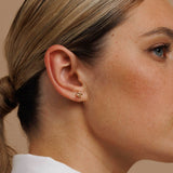 עגילי זרקון אפרסק