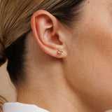 עגילי זרקון אפרסק