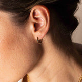 עגילי חישוק קליק דק 10 מ"מ