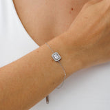 צמיד מלבן דיימון