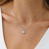 שרשרת מלבן דיימון