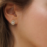 עגילי טיפה דיימון