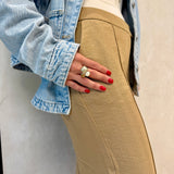 טבעת סקוור תאיה גולד