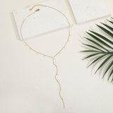 שרשרת טייני פרפר נופלת