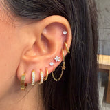 עגיל הליקס טייני פרח