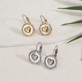 סט שרשרת ועגילי ניו שייל לב