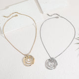 סט שרשרת ועגילי לטישה