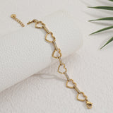 צמיד אריאל לב בלינג