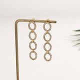 עגילי אריאל ראונד בלינג