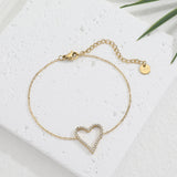 סט שרשרת וצמיד לב רפאל בלינג