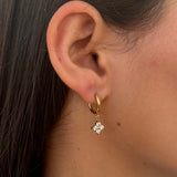 עגילי חישוק פלאוור בלינג