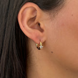 ⁨עגילי חישוק ניו בלינג כוכב