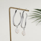 עגילי חישוק מריטס פרל