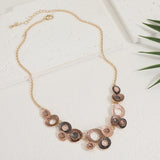 סט שרשרת ועגילי מרלו גולד