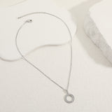 סט שרשרת ועגילי אופל בלינג