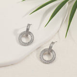 סט שרשרת ועגילי אופל בלינג