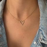 סט שרשרת וצמיד לב רפאל בלינג