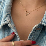 סט שרשרת וצמיד לב רפאל בלינג