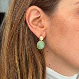 עגילי ניו תאיה אוליב