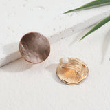 עגילי מיאל חום (קליפס)