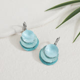 עגילי דונטל טורקיז