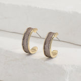 סט שרשרת ועגילי חישוק מוני גולד