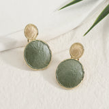 עגילי ניו תאיה אוליב