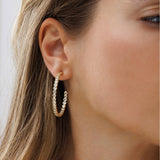 עגילי חישוק דוני