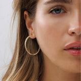 עגילי חישוק דוני