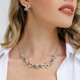 סט שרשרת ועגילי דוריס