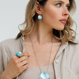 ⁨טבעת דונטל טורקיז