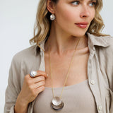 עגילי דונטל גולד