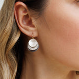 סט שרשרת ארוכה, עגילי וטבעת דונטל גולד