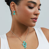 עגילי ליאן טורקיז