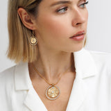 סט שרשרת ועגילי אלזה