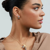 עגילי ליאן גולד